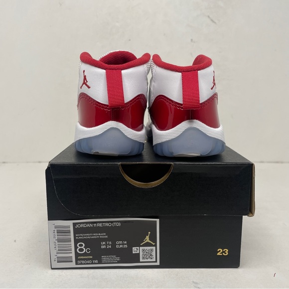 Nike Air Jordan 11 Retro TD “Cherry” 2023 - Picture 4 of 4